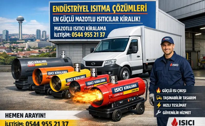 Ankara Mazotlu Isımak Kiralama Kurumsal Satış Kiralama ve Teknik Destek